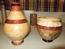 Two segmented pieces by Chris Withall
